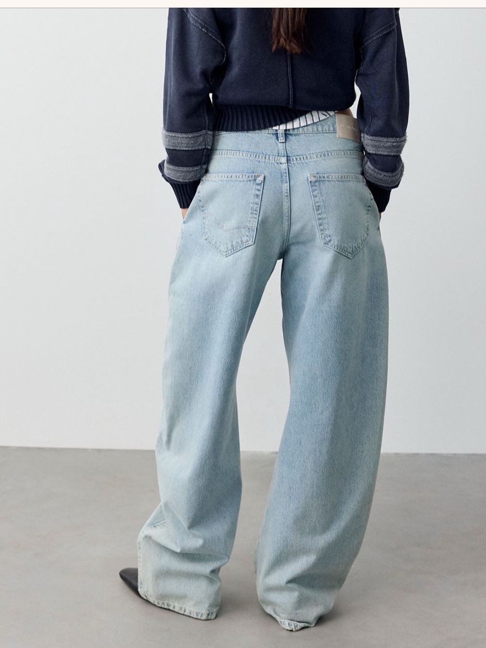 We The Free Light Blue Wide-Leg Jeans